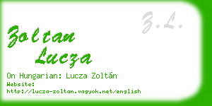 zoltan lucza business card