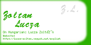 zoltan lucza business card